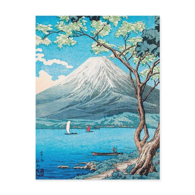 Mount Fuji From Lake Yamanaka By Hiroaki Takahashi Postinvitations