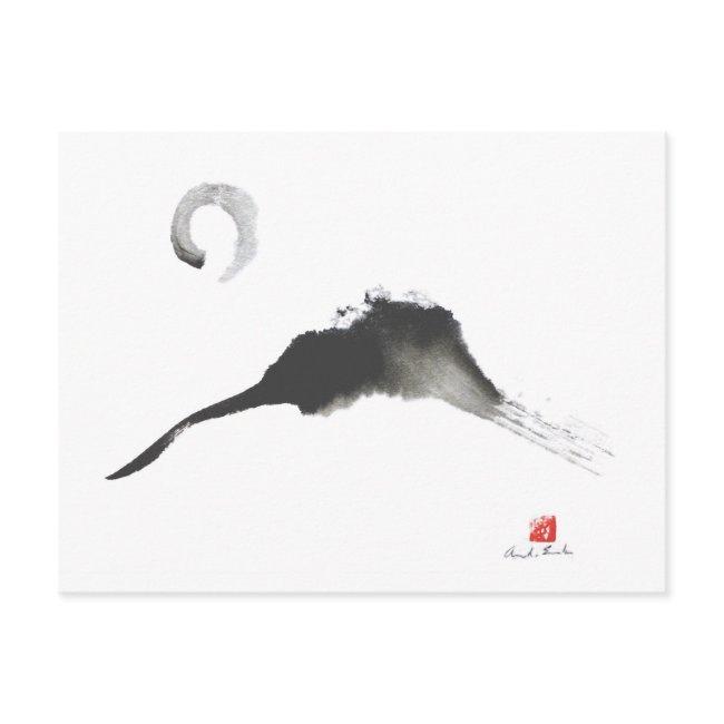 Mountain, A Sumi-e Postinvitations