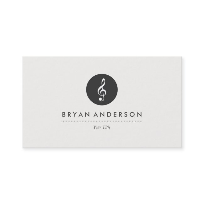 Musical Note Business Invitations