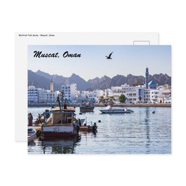 Muttrah Fish Docks - Muscat, Oman Postinvitations