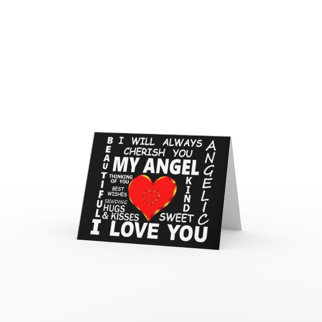 My Angel I Love You Invitations