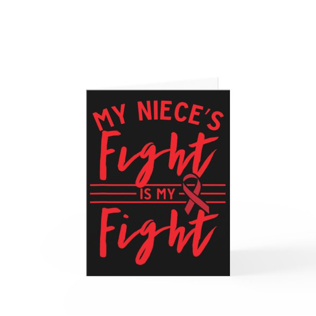 My Niece's Fight Is My Fight Chd Heart Disease Awa Invitations