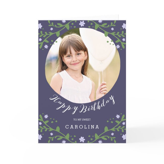 My Sweet Girl | Personalized Photo Birthday Invitations
