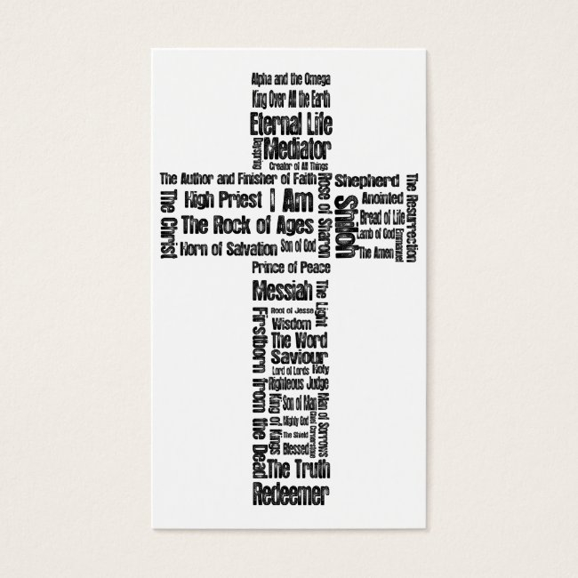 Names Of Jesus/ Eph 2: 1-10 Gospel Tract