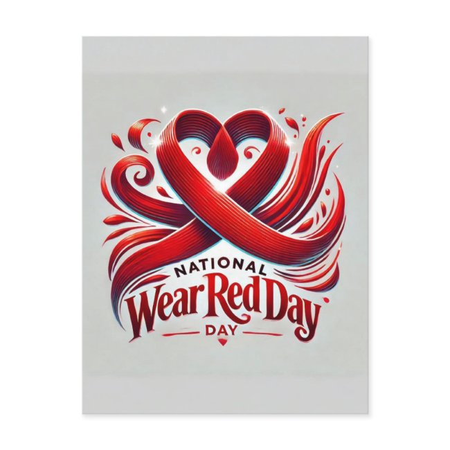 National Wear Red Day Postinvitations