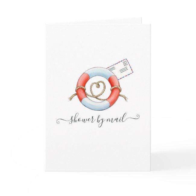 Nautical Baby Shower By Mail Invitation