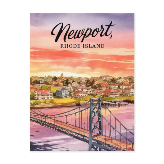 Newport, Rhode Island Painting Postinvitations