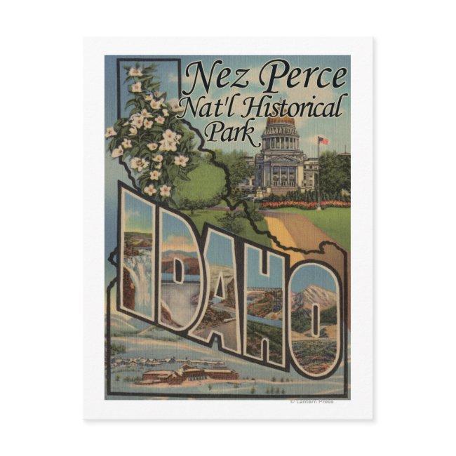 Nez Perce Nat'l Historical Park, Id Postinvitations
