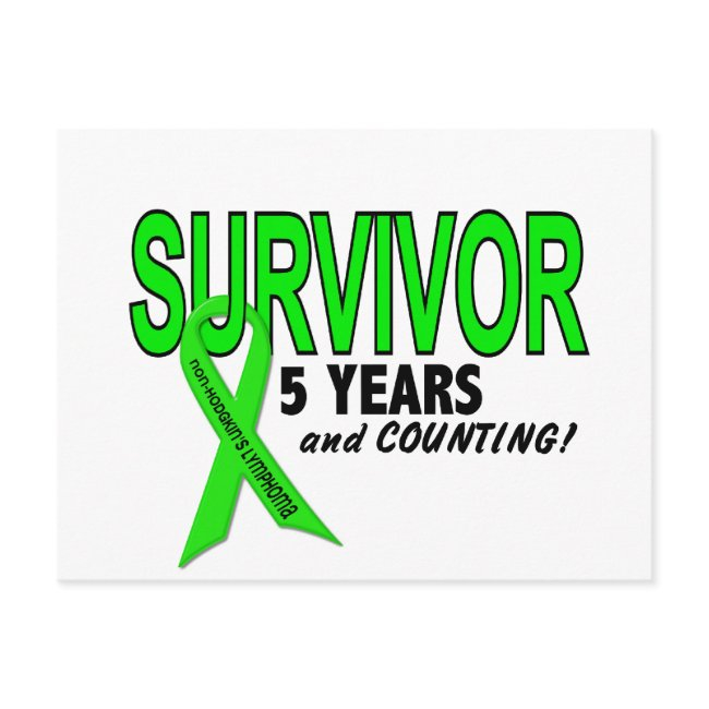 Non-hodgkins Lymphoma 5 Year Survivor Postinvitations