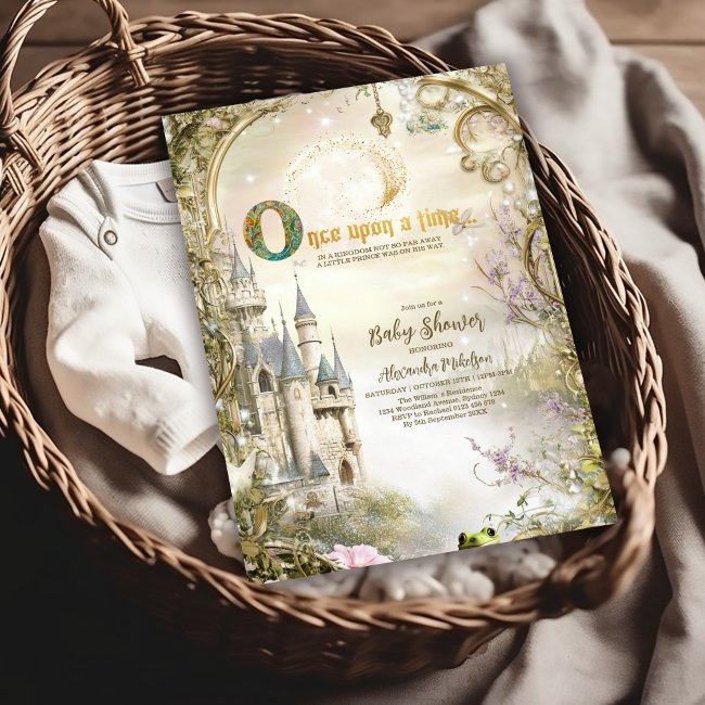 Once Upon A Time Fairytale Castle Invitation