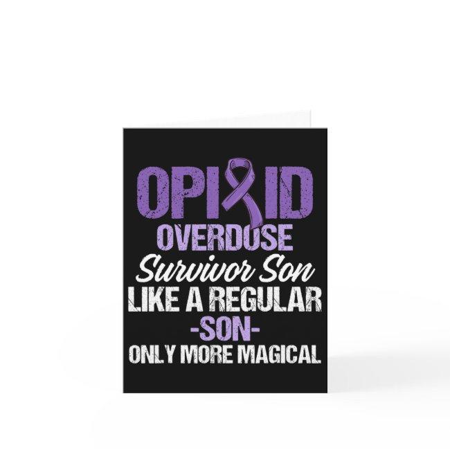 Opioid Overdose Awareness Warrior Survivor 11 Invitations