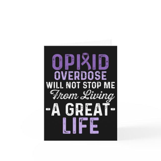 Opioid Overdose Awareness Warrior Survivor 14 Invitations