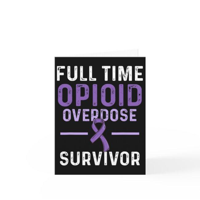 Opioid Overdose Awareness Warrior Survivor 51 Invitations