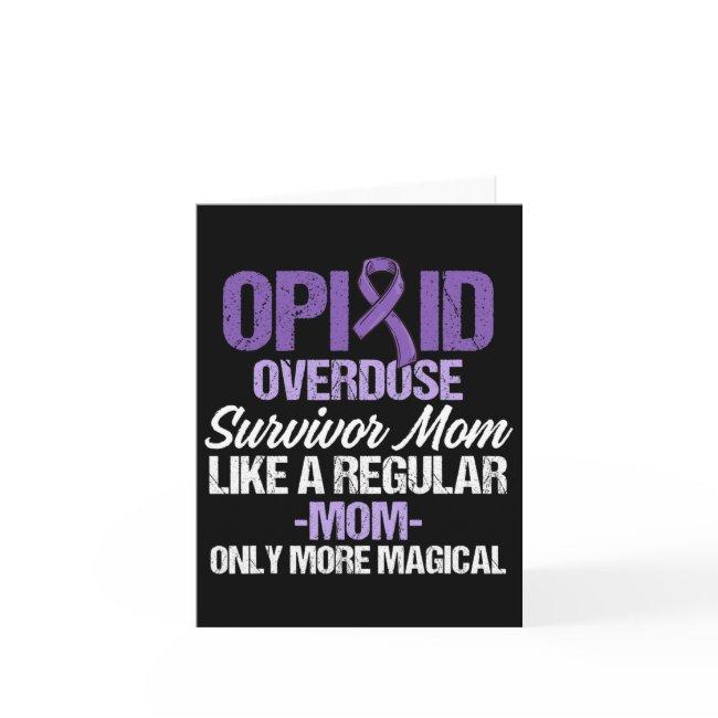Opioid Overdose Awareness Warrior Survivor 52 Invitations