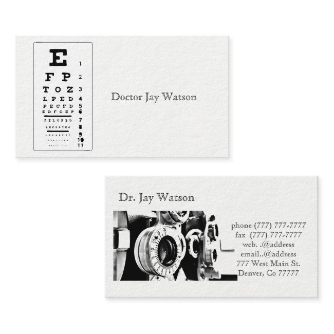 Optometrist Ophthalmologist Eye Destiny Destiny's Business Invitations