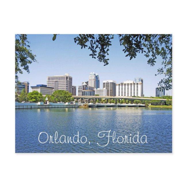 Orlando, Florida Viewed From Lake Lucerne Postinvitations