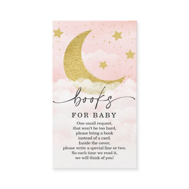 Over The Moon Girl Book Request Baby Shower Invitations