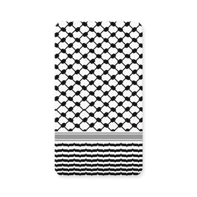 Palestinian Hatta Keffiyeh Kufiya Folk (2 Pattern) Business Invitations