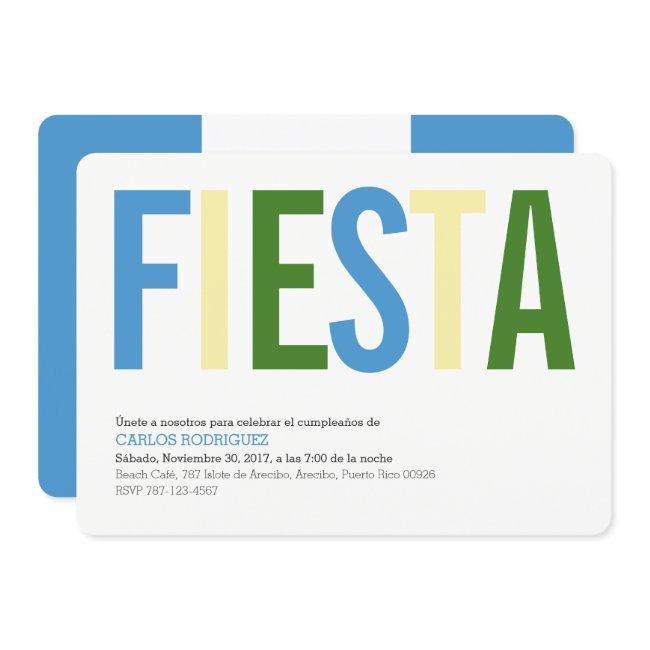 Party: Invitations: Guatemala: Guatemalan Flag Invitation