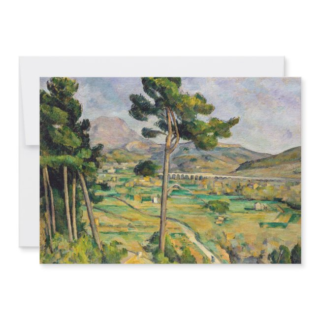 Paul Cezanne - Mont Sainte-victoire And Viaduct Thank You Invitations