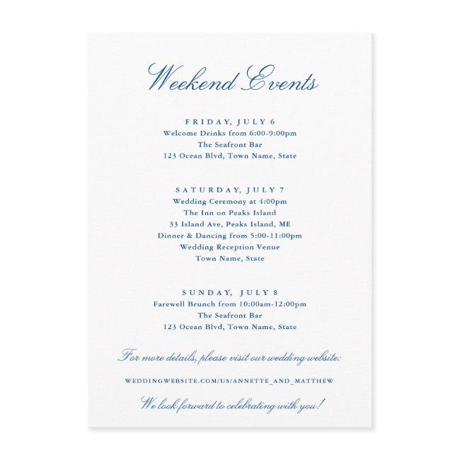 Peaks Island Collection Weekend Events Wedding Enclosure Invitations