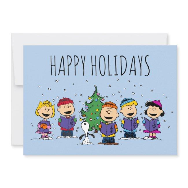 Peanuts | Around The Christmas Tree Holiday Invitations