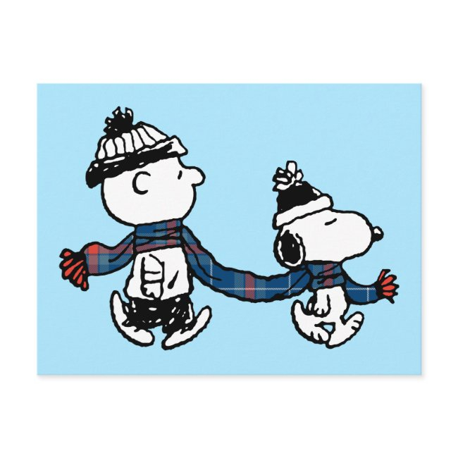 Peanuts | Snoopy & Charlie Brown Warm & Cozy Postinvitations