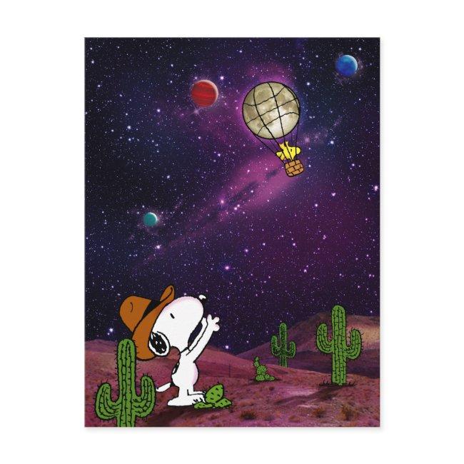 Peanuts | Snoopy & Woodstock Cowboy Postinvitations