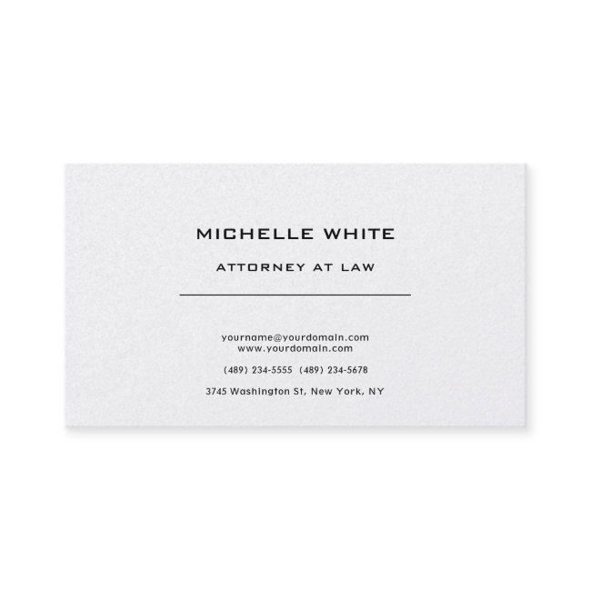 Pearl Attorney At Law Minimalist Professional Business Invitations