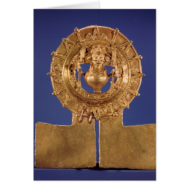 Pendant Representing A Sun Disk, Zaachila