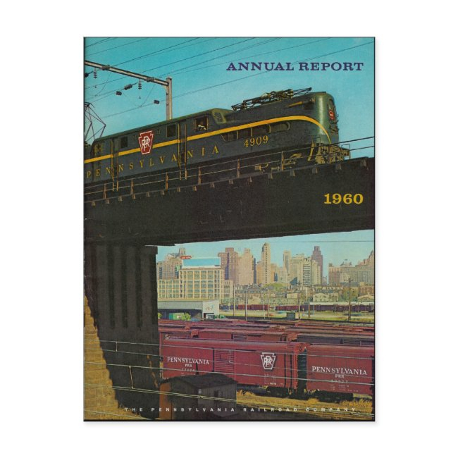 Pennsylvania Railroad Annual Report 1960 Postinvitations
