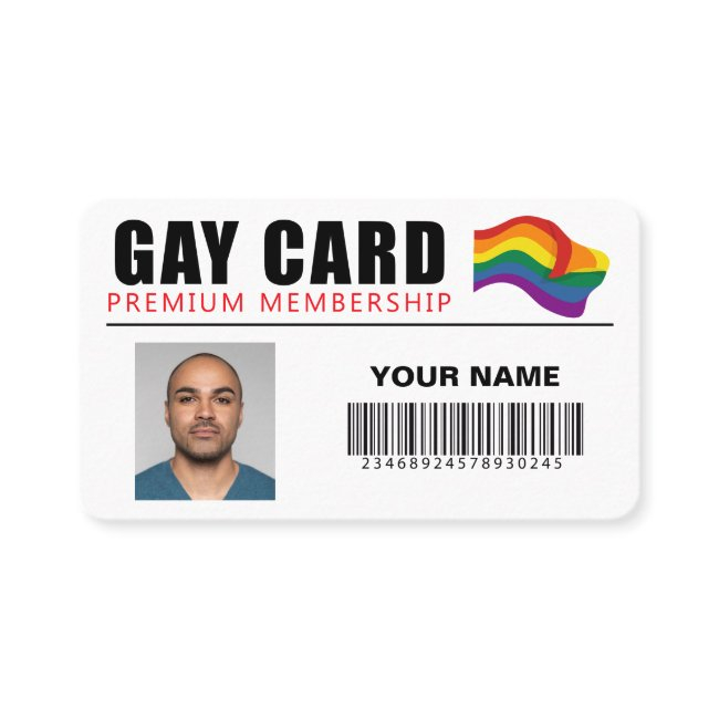 Personalised Gay Invitations Premium Membership Identity