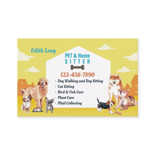 Pet And Home Sitting Service Business Invitations