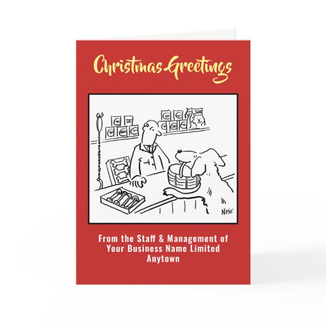 Pet Shop Or Pet Store Christmas Invitations