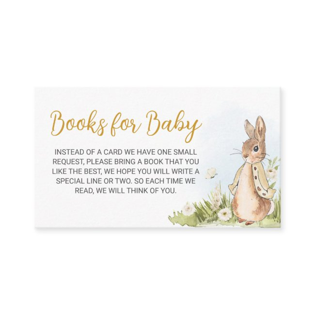 Peter Rabbit Baby Shower Books For Baby Enclosure Invitations