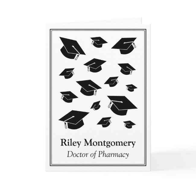 Pharmd Doctor Of Pharmacy Graduation Invitations