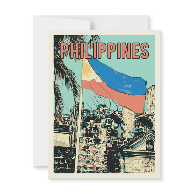 Philippines, Manila Intramuros, Santiago Fort Postinvitations