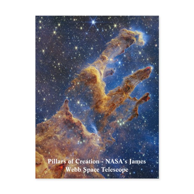 Pillars Of Creation James Webb Space Telescope Postinvitations