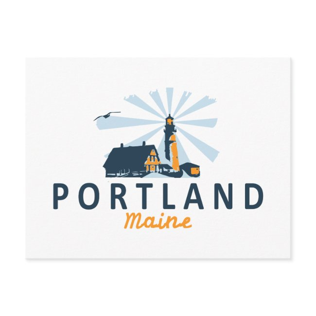 Portland Maine. Postinvitations