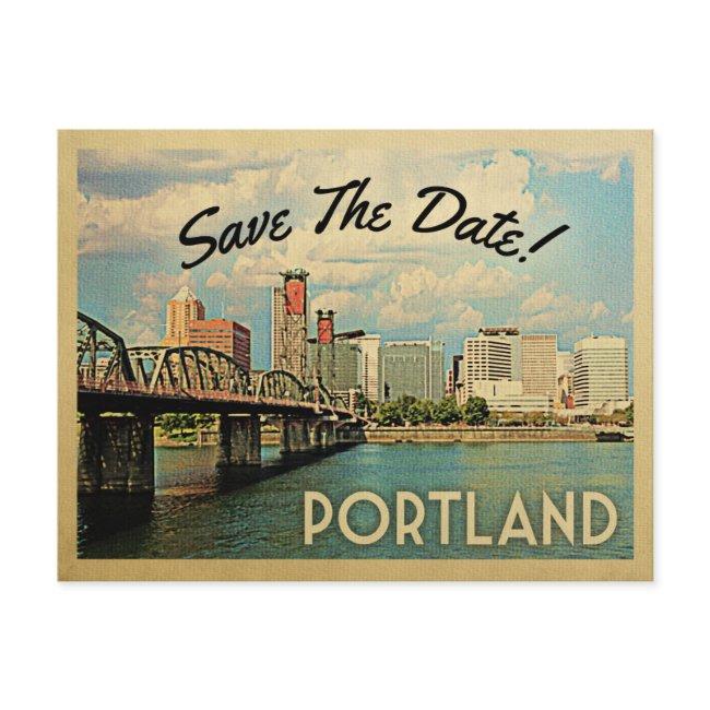 Portland Save The Date Oregon Announcement Postinvitations