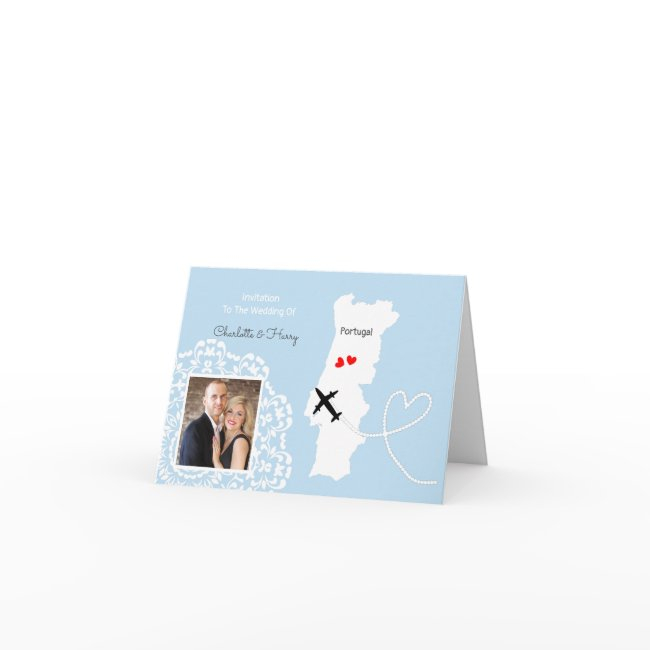 Portugal Wedding Destination Invitation