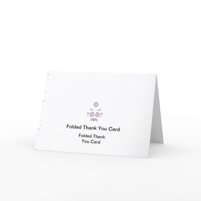 Premium Folded Gratitude Invitations