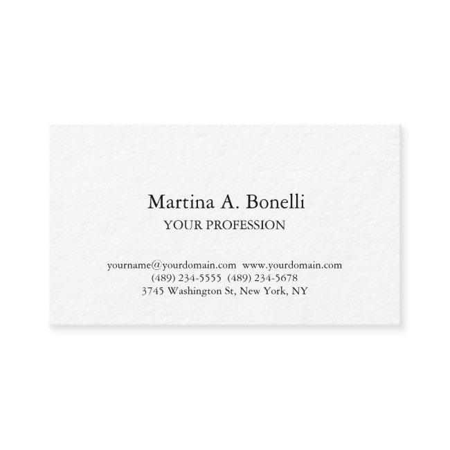 Premium Thick Unique Elegant Plain Simple Special Business Invitations