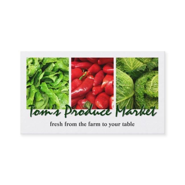 Produce Market Business Invitations