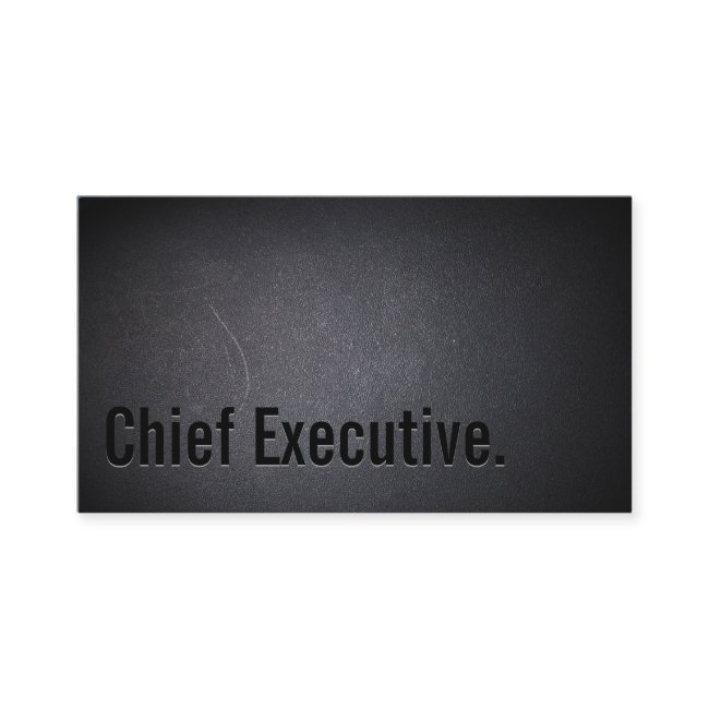 Professional Chief Executive Dark Business Invitations