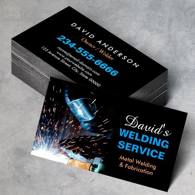 Professional Metal Welding Fabrication Contractor Business Invitations