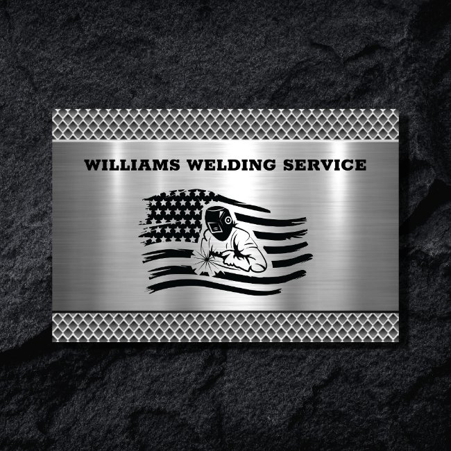 Professional Metal Welding Fabricator Contractor Business Invitations