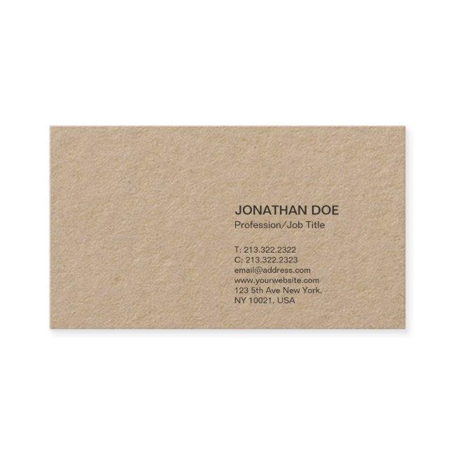 Professional Minimalist Modern Plain Premium Kraft Business Invitations