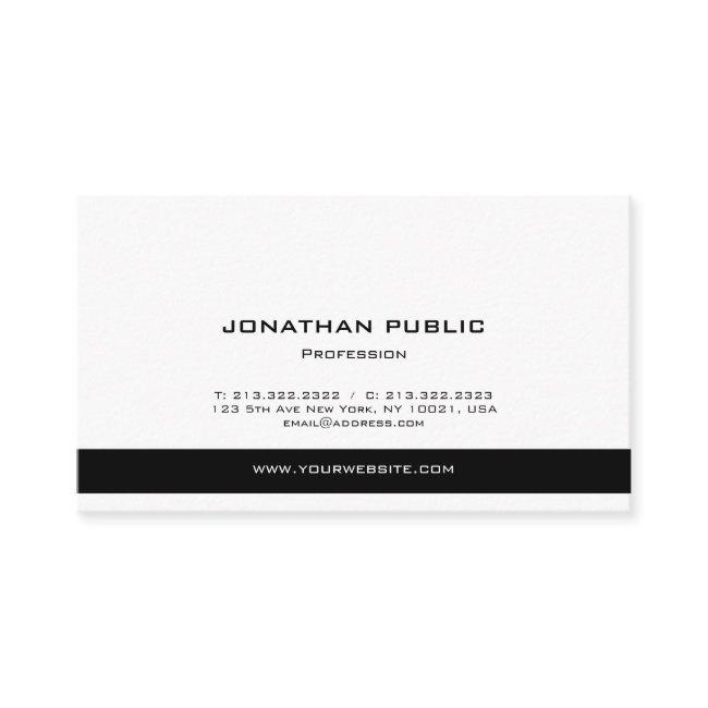 Professional Modern Elegant Black And White Clean Business Invitations