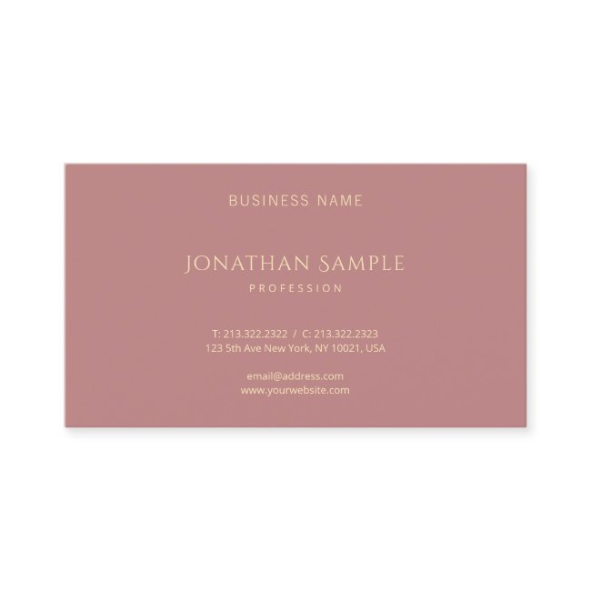 Professional Modern Gold Cool Red Brown Template Business Invitations